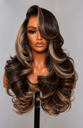 13x6 Body Wave Brownie Lace Front Wigs - 180% Density HD Frontal Wigs -, Pre-Plucked