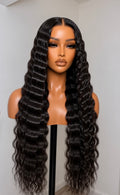 13x6 Crimp Shimmer Lace Front Wigs - 180% Density HD Frontal Wigs -, Pre-Plucked