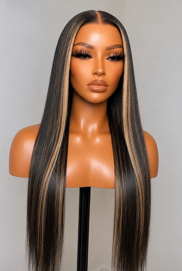 13x6 Straight Pretty Hustler Lace Front Wigs - 180% Density HD Frontal Wigs -, Pre-Plucked