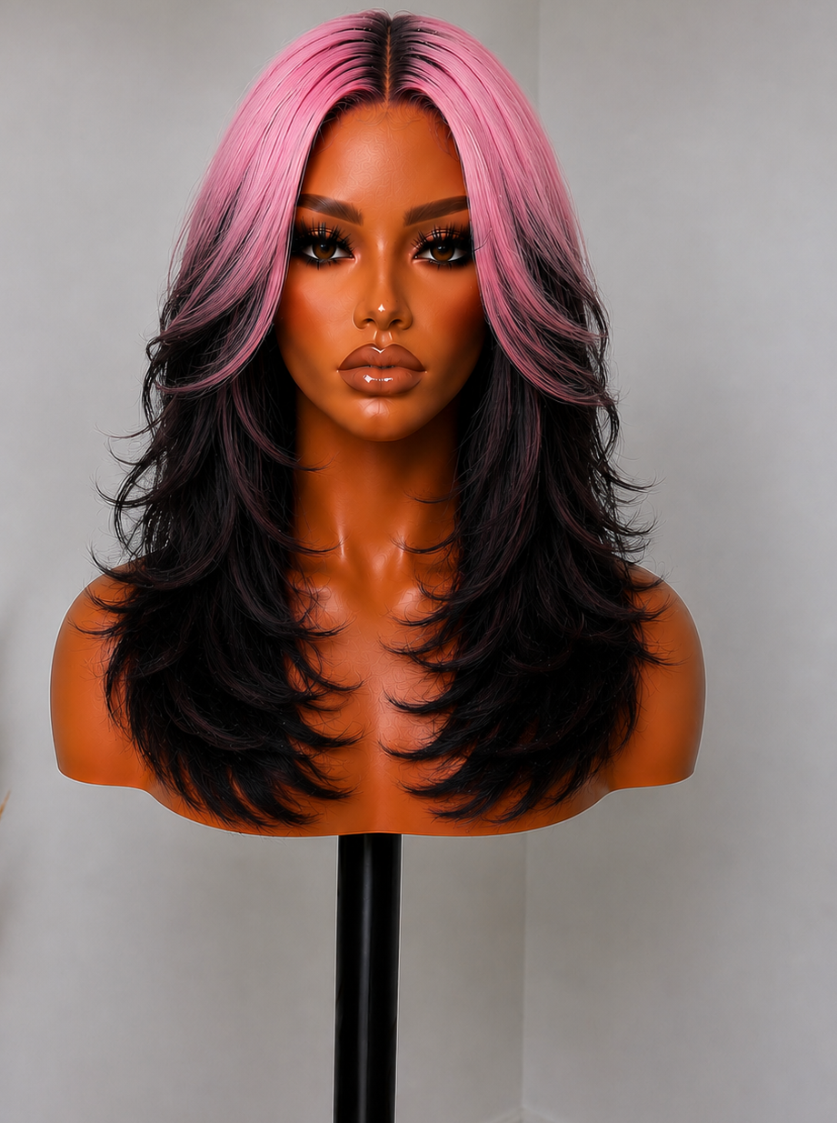 13x6 Body Wave Black Pearl Lace Front Wigs- 180% Density HD Frontal Wig-, Pre-Plucked
