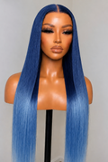 13x6 Straight BlueIcy Lace Front Wigs - 180% Density HD Frontal Wigs - Pre-Plucked