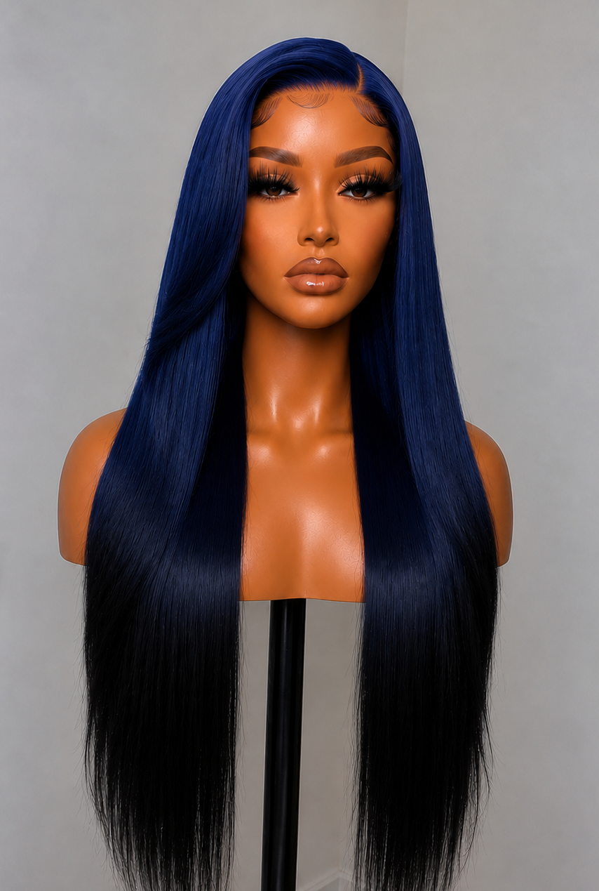 13x6 Straight Sapphire Lace Front Wigs - 180% Density HD Frontal Wigs - Pre-Plucked