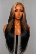 13x6 Straight Bronze Beauty Lace Front Wigs - 180% Density HD Frontal Wigs - Pre-Plucked