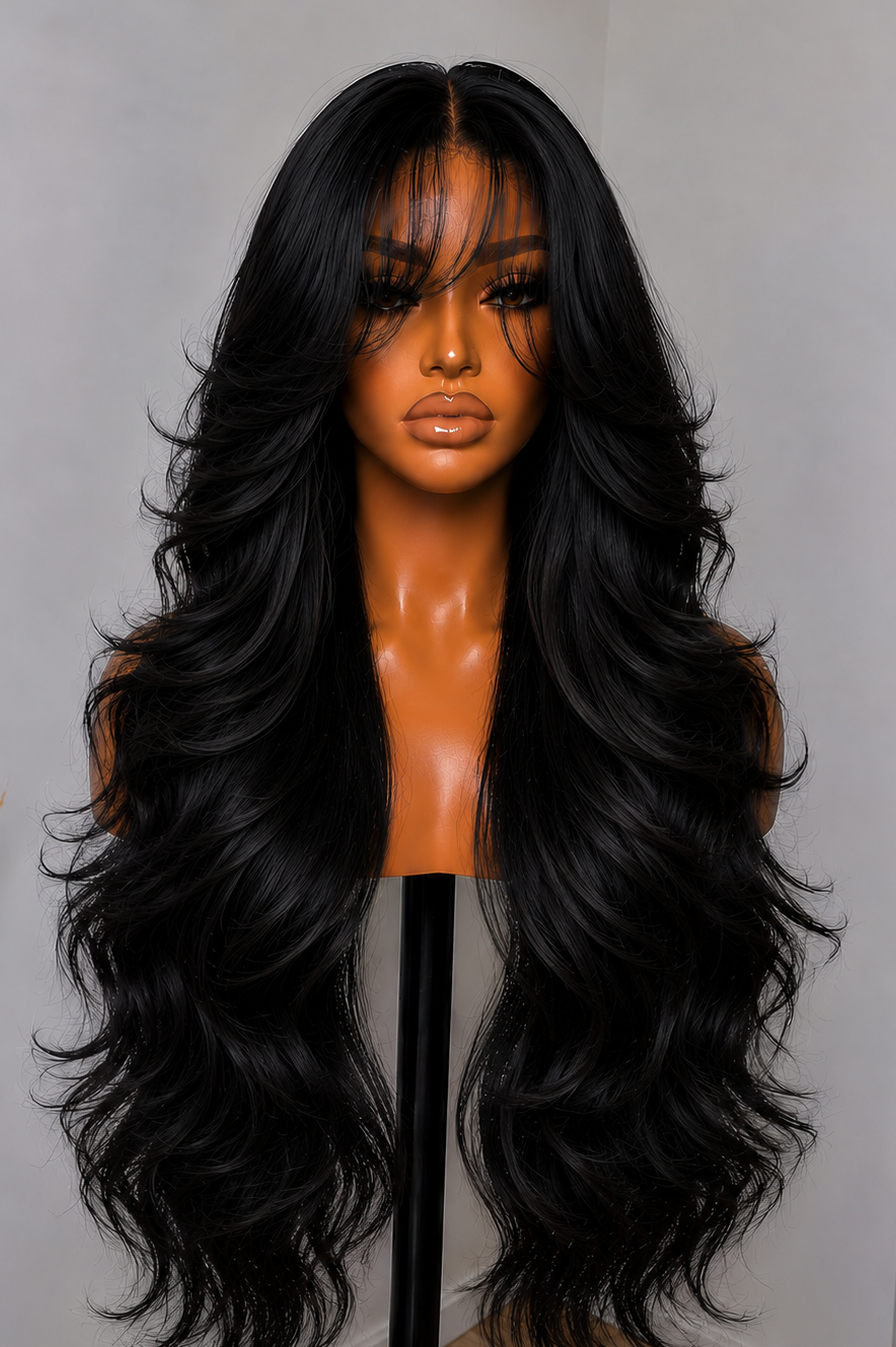 13x6 Body Wave Boss Babe Lace Front Wigs - 180% Density HD Frontal Wigs -, Pre-Plucked