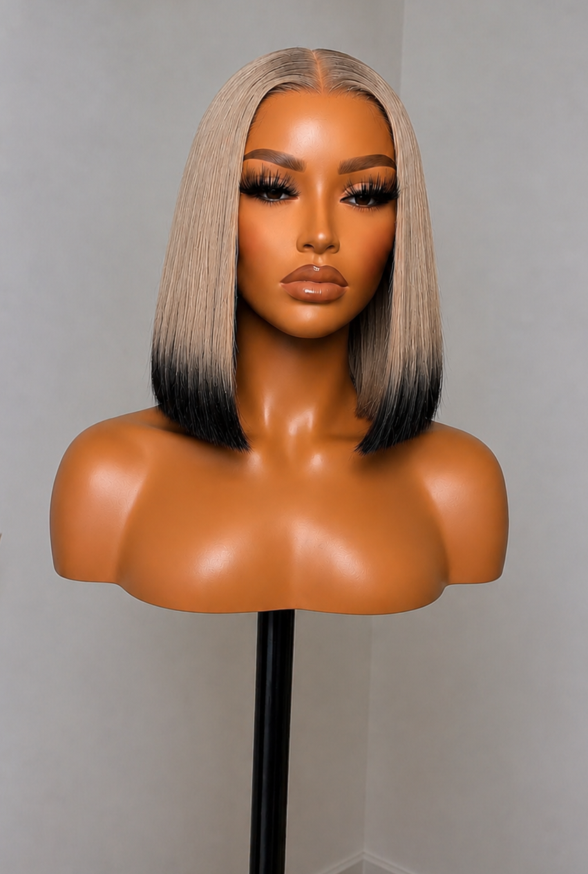 13x6 Straight Aura Lace Front Wigs - 180% Density HD Frontal Wigs -, Pre-Plucked
